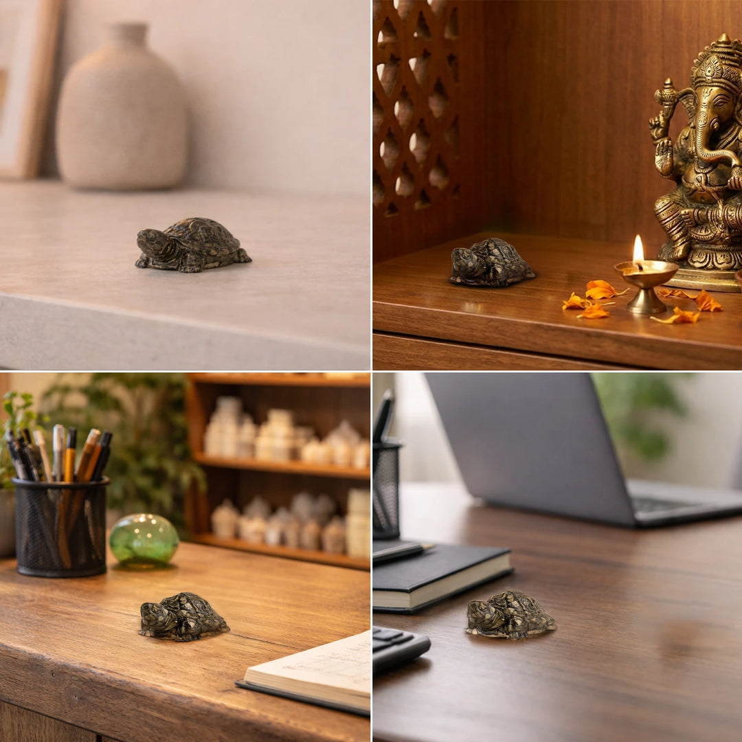 š¢ Pyrite Tortoise for Wealth & Career Growth | Vastu Pyrite Kachua āØ