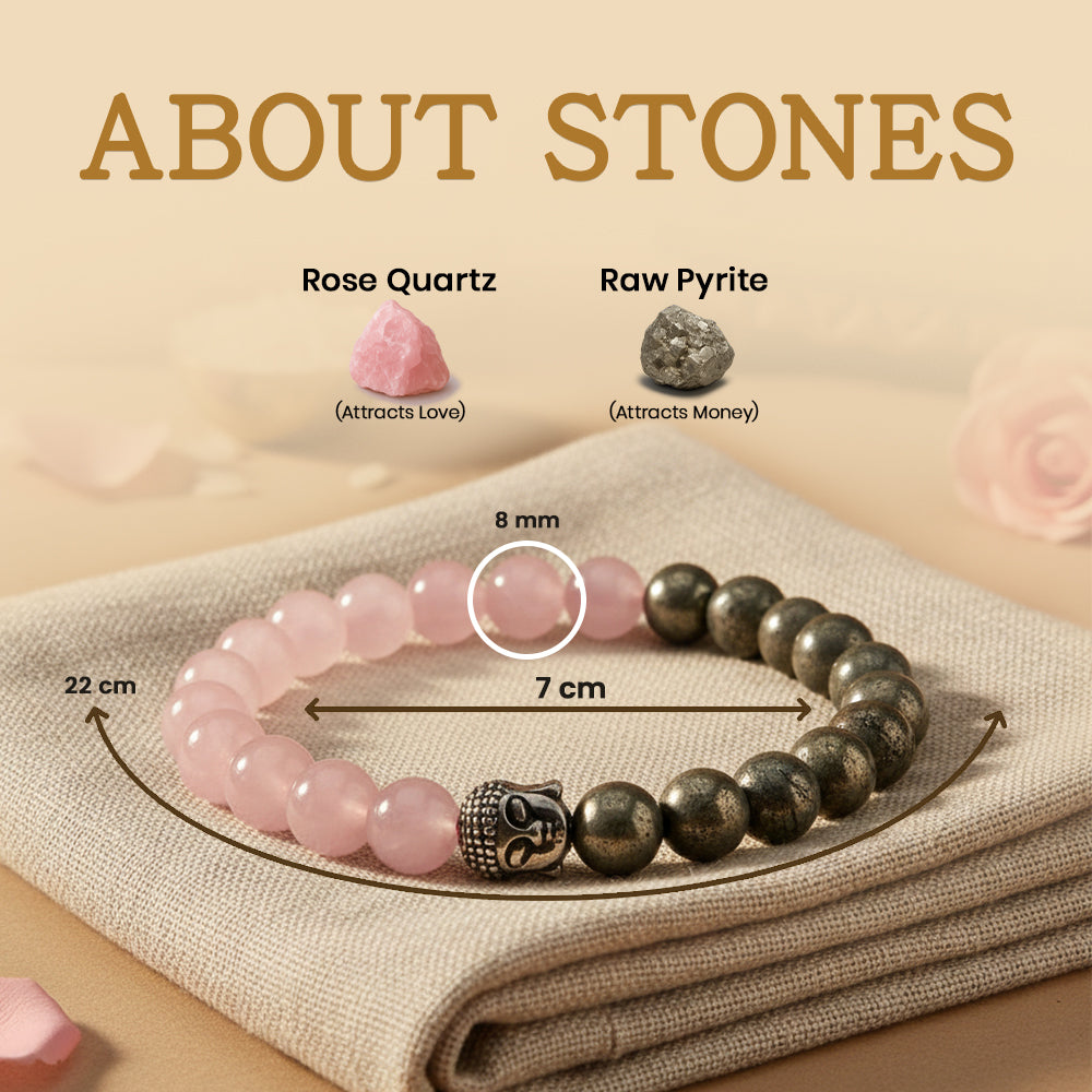 🩷🪙 Love & Money Bracelet | Heart + Wealth Attraction Combo 🪙🩷