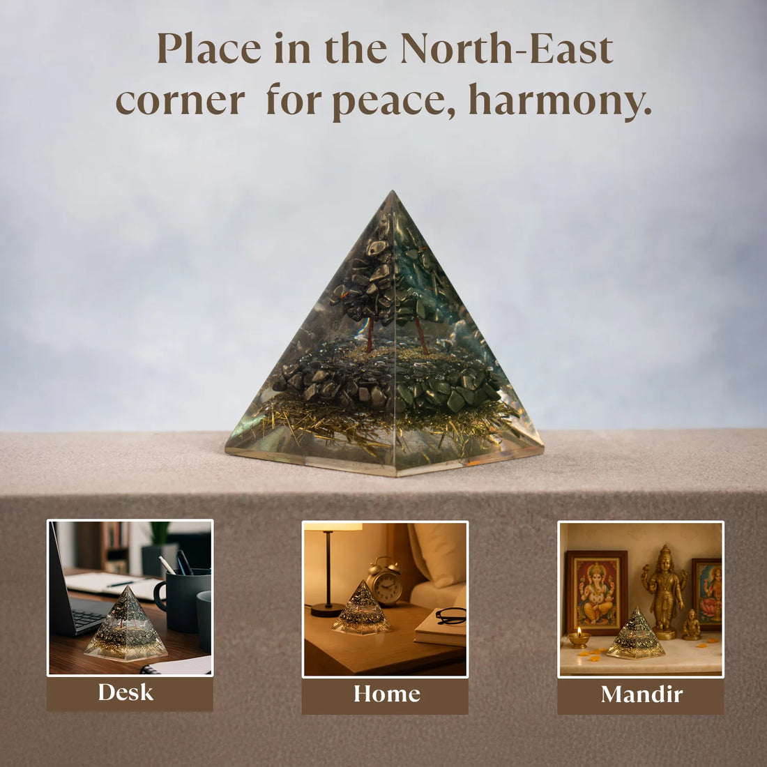 💰 Pyrite Money Magnet Pyramid ✨