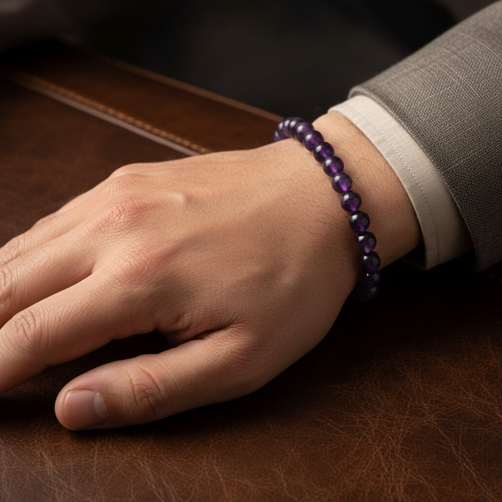 💜✨ NATURAL AMETHYST BRACELET| STONE OF PEACE ✨💜