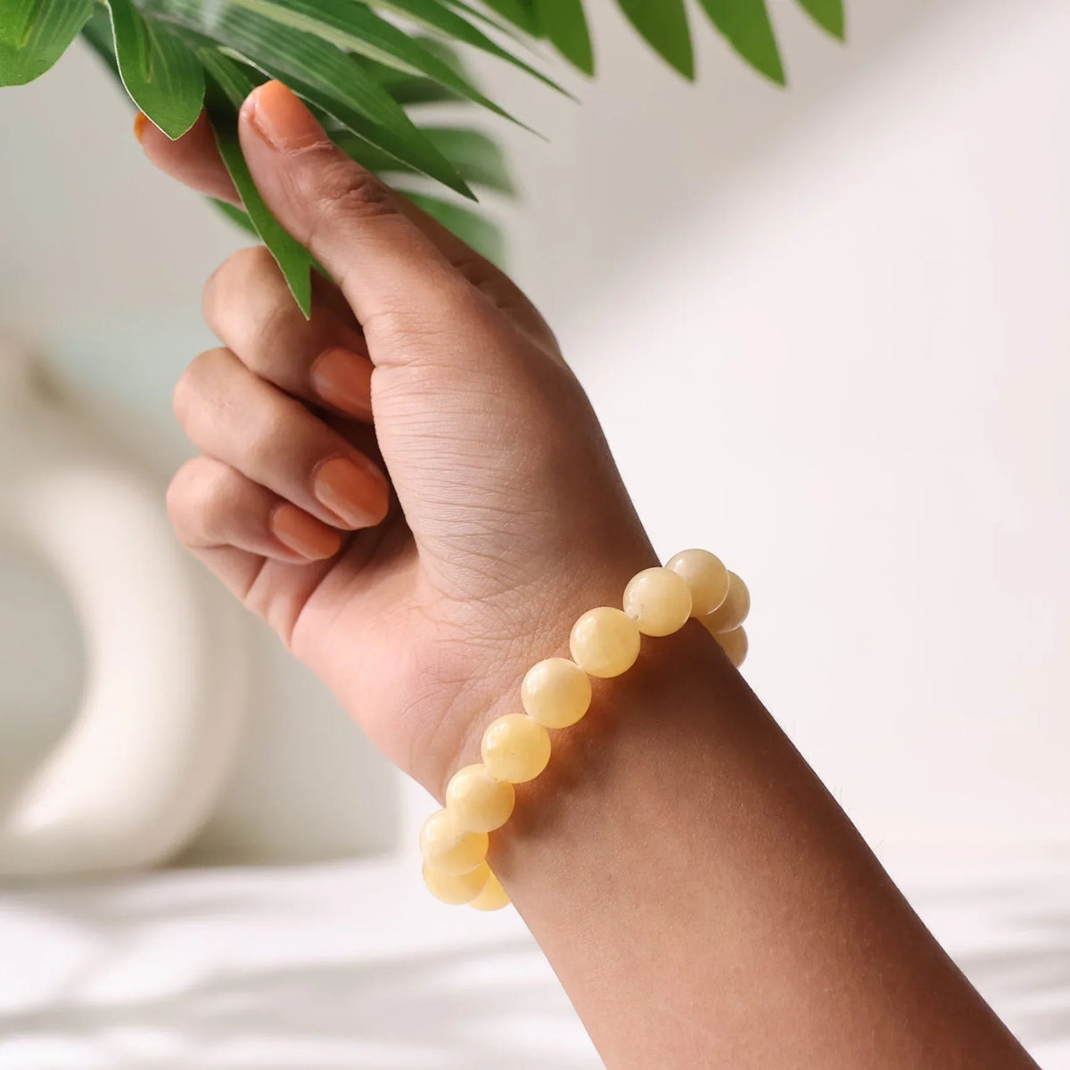 🌟 Yellow Calcite Bracelet 💛 - Confidence & Money Energy