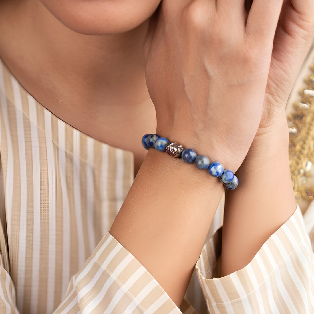 💙 Lapis Lazuli Bracelet | Wisdom, Truth & Royal Protection Stone ✨