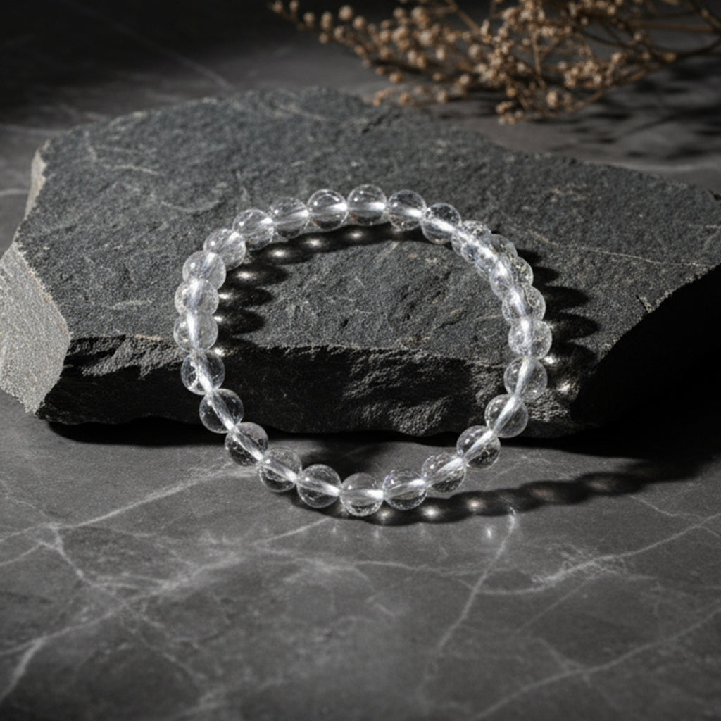🤍✨ Clear Quartz Bracelet | Master Healing Crystal | Energy Amplifier ✨🤍