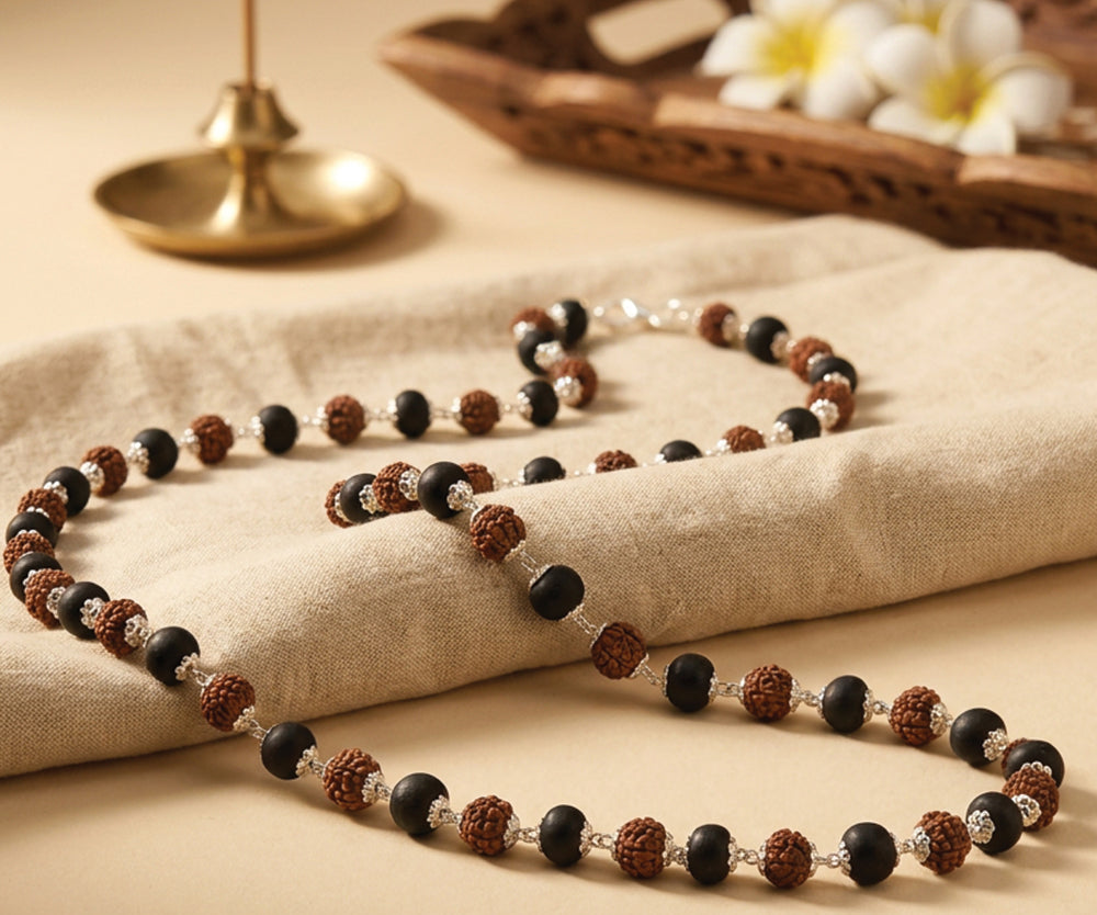 📿 Rudraksha Karungali Mala 54 Beads 8mm 🔱✨