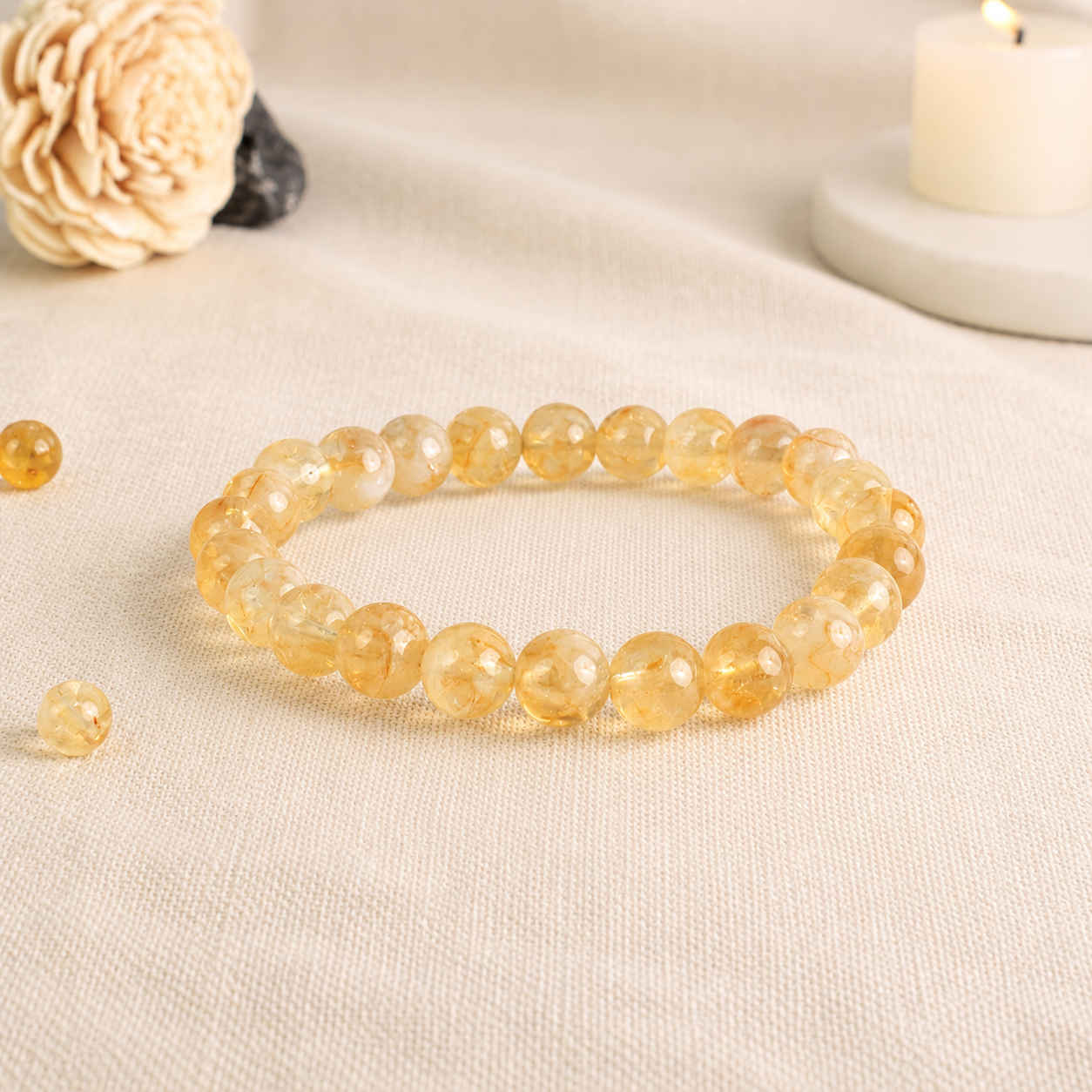 💛 Citrine Bracelet ✨ | Wealth, Success & Happiness Stone