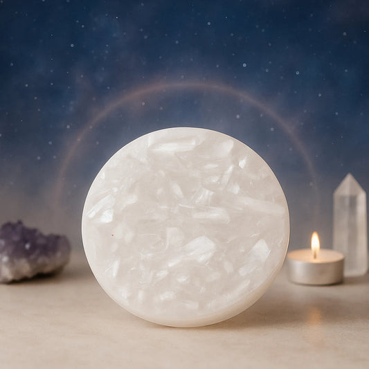 Raw Moroccan Selenite Plate ✨🌜