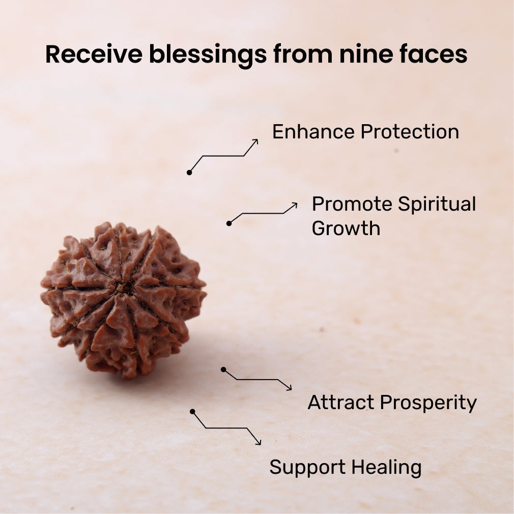 🧿🔱 Siddh 9 Mukhi Rudraksha | Maa Durga + Shakti & Fearlessness 🔱🧿