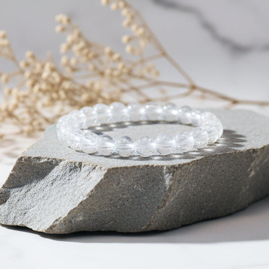 🤍✨ Clear Quartz Bracelet | Master Healing Crystal | Energy Amplifier ✨🤍